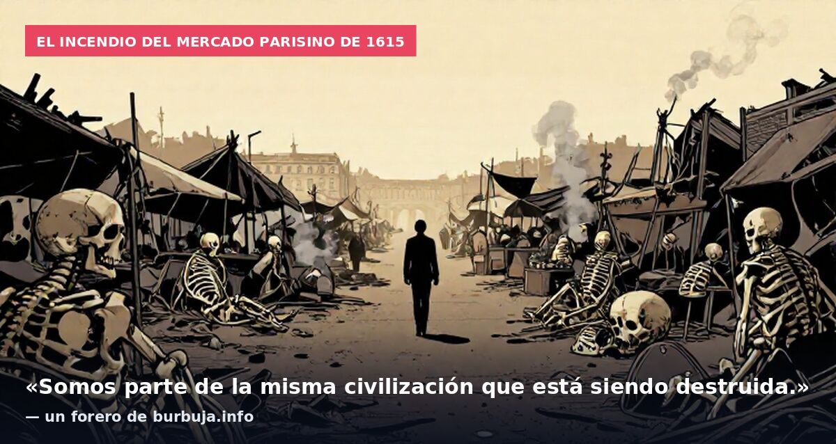 El incendio del mercado parisino de 1615: «Somos parte de la misma civilización que está siendo destruida.» — un forero de burbuja.info