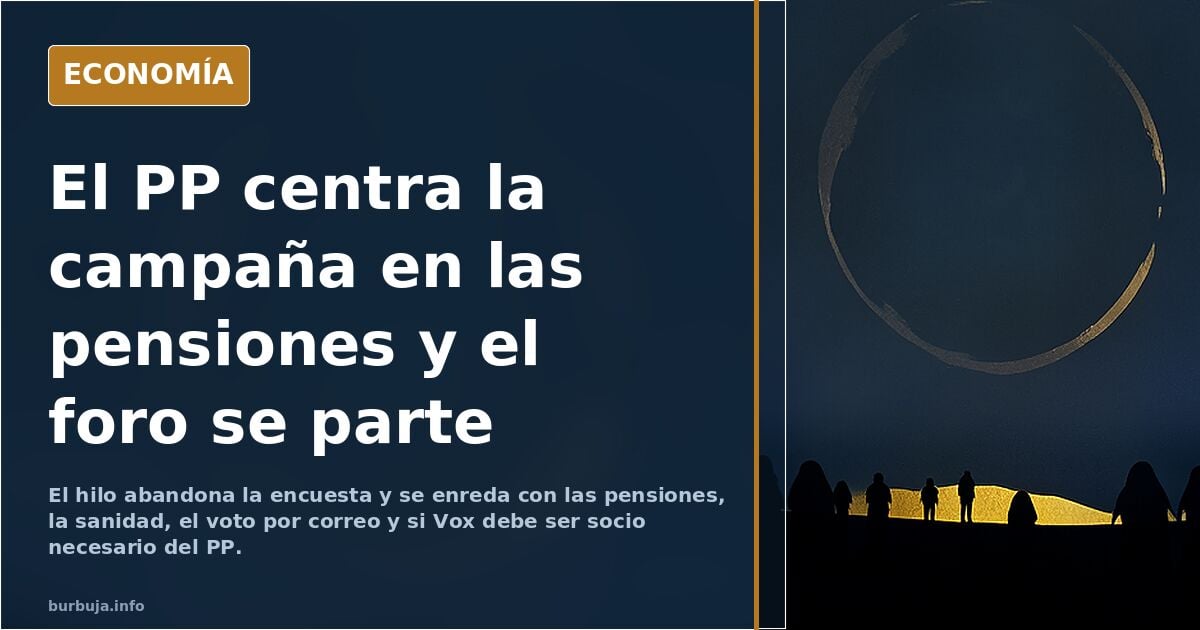 Encuesta GESOP (oct 2026) - radiografía del voto, va ser una campaña muy bronca