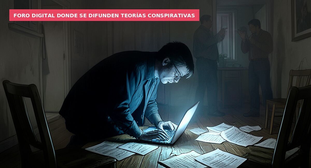 Foro digital donde se difunden teorías conspirativas