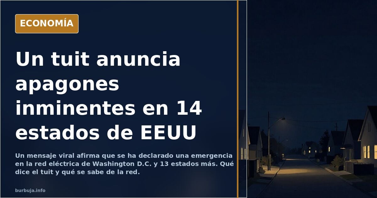 Emergencia en la red eléctrica de EEUU