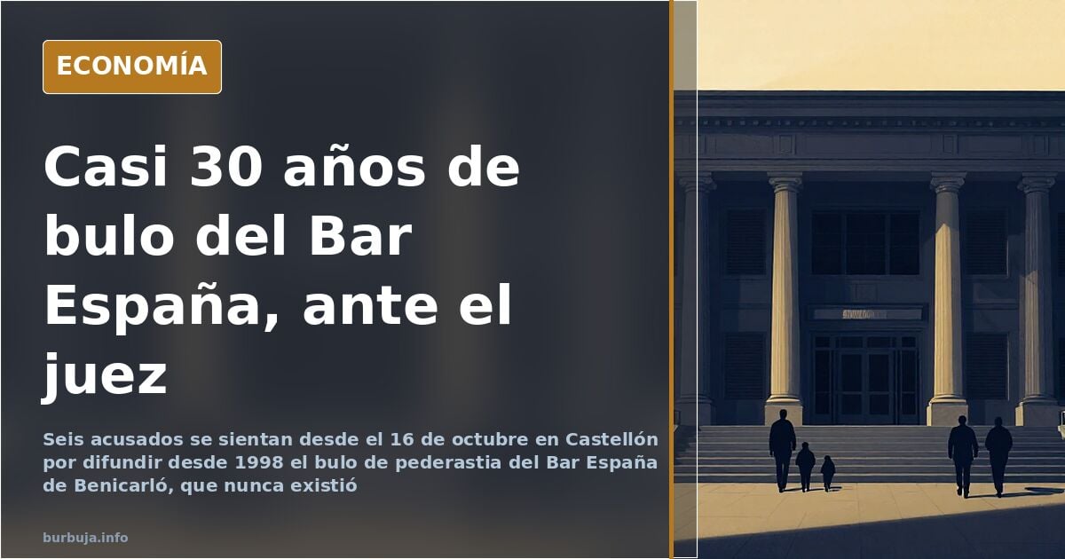 Spaniens Bar-España-Hoax vor Gericht nach 30 Jahren
