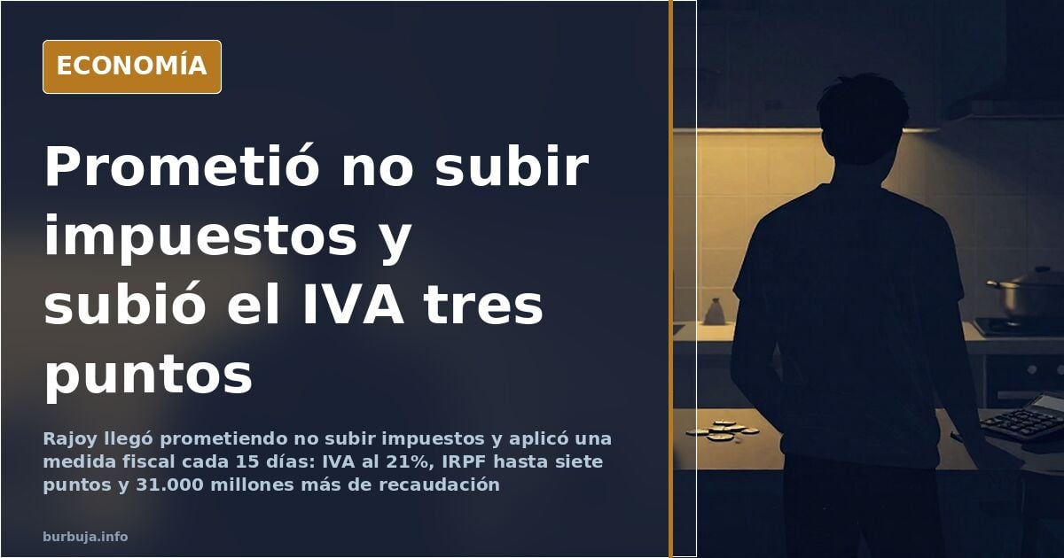 Rajoy erhöhte die Mehrwertsteuer auf 21 % bei 9,4 % Defizit und leerer Kasse