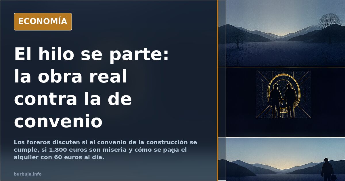 Un albañil hondureño en España: "Trabajo en la construcción de 9 a 18 y gano 60€ al día, he tenido suerte"