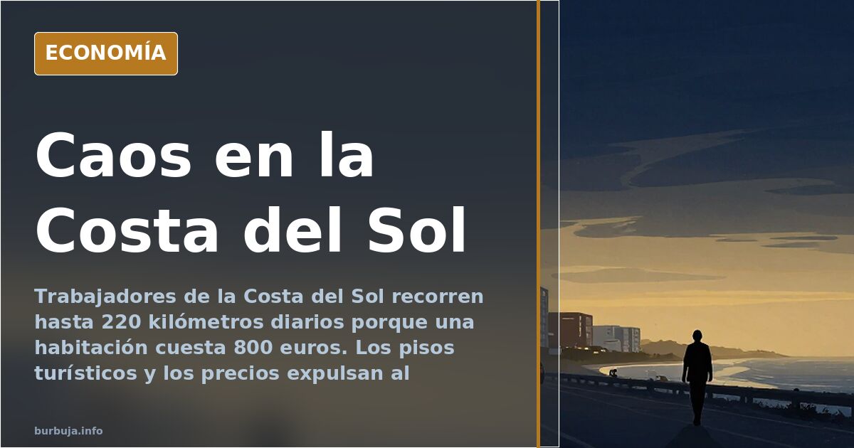 Caos en la Costa del Sol