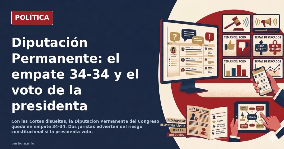 Diputación Permanente: alerta de inconstitucionalidad (Francisco Sosa Wagner y Mercedes Fuertes en Hay Derecho)