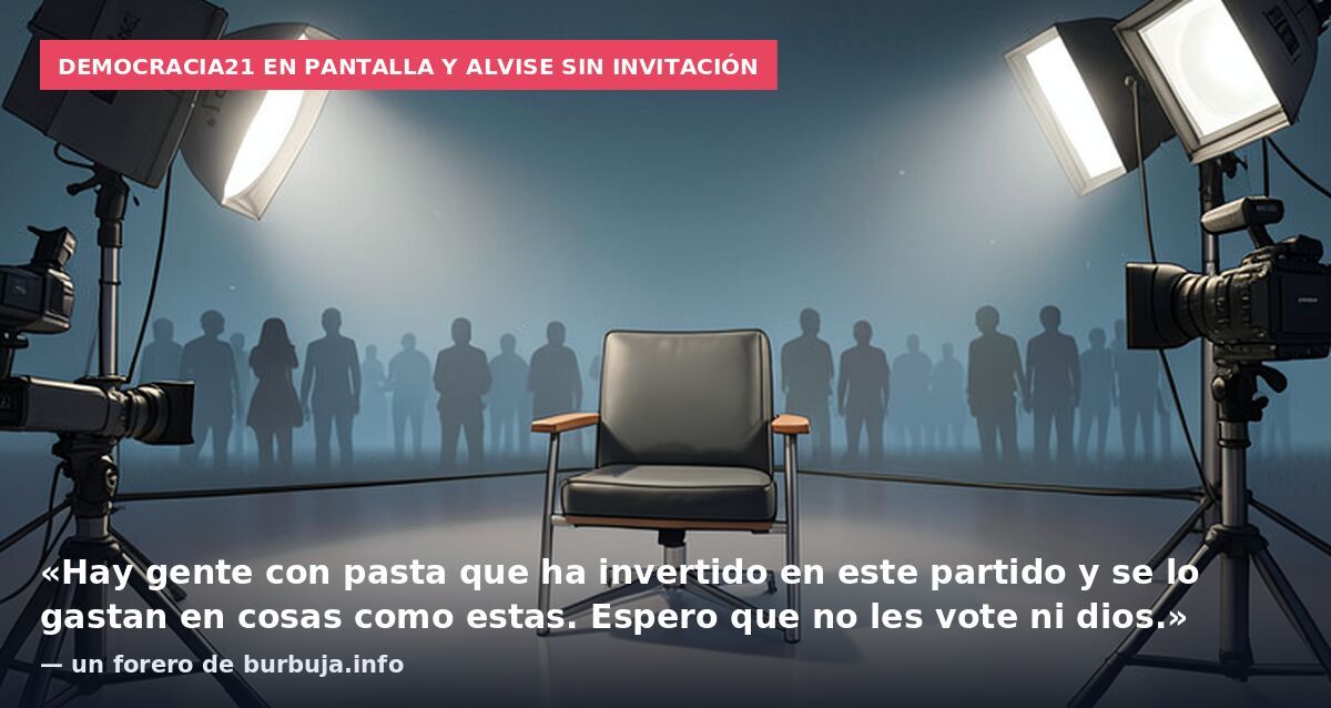 Espejo Público y TVE entrevistan a un partido recién creado