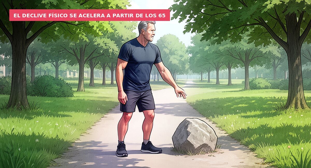 ¿Cuál suele ser la edad en que se da un envejecimiento brutal del cuerpo y mente?