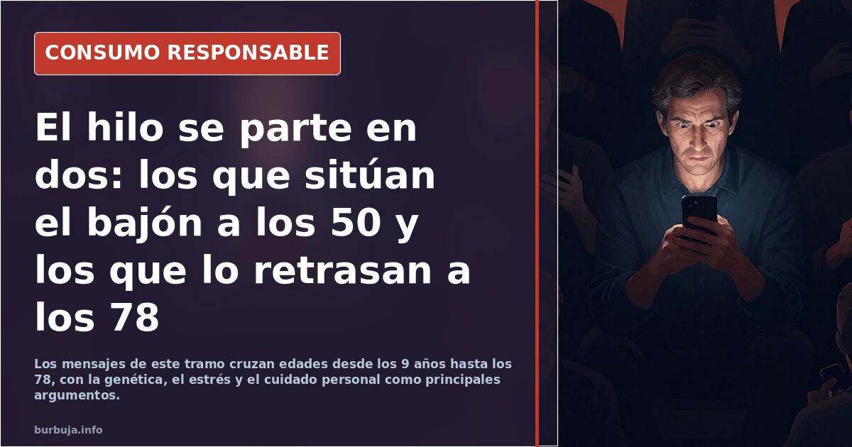 ¿Cuál suele ser la edad en que se da un envejecimiento brutal del cuerpo y mente?
