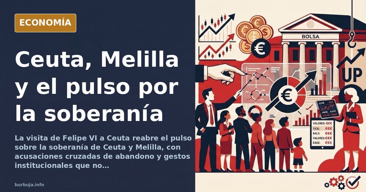 Vista de Ceuta con el mar Mediterráneo y el Estrecho de Gibraltar al fondo, símbolo del debate sobre la soberanía española
