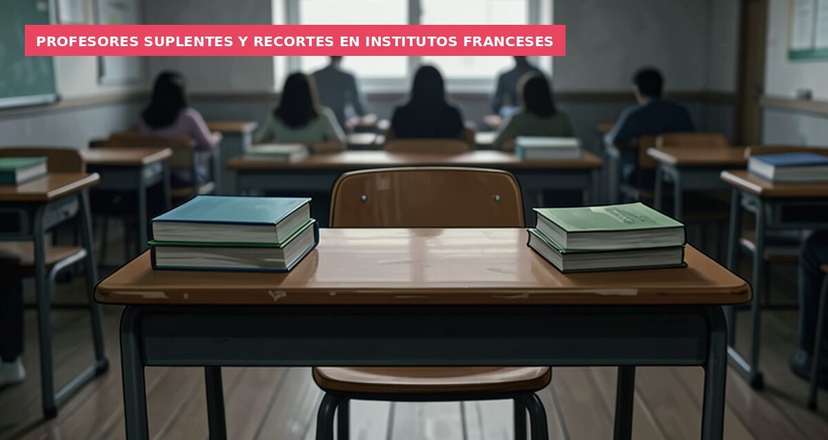 Profesores suplentes y recortes en institutos franceses