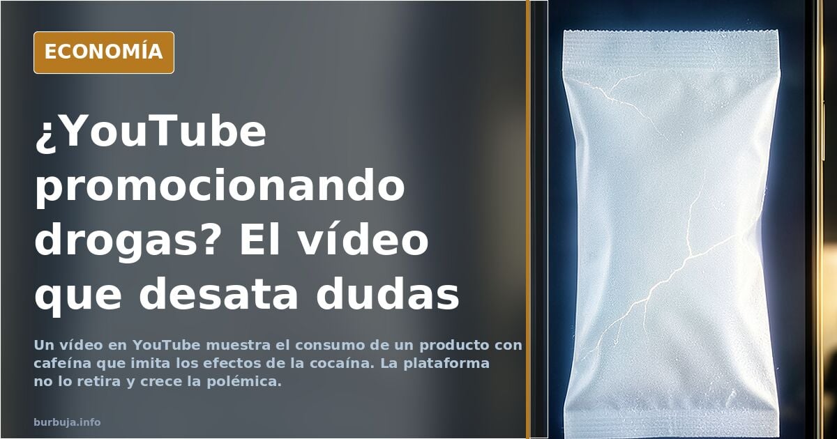 YouTube y la promoción de un producto con cafeína