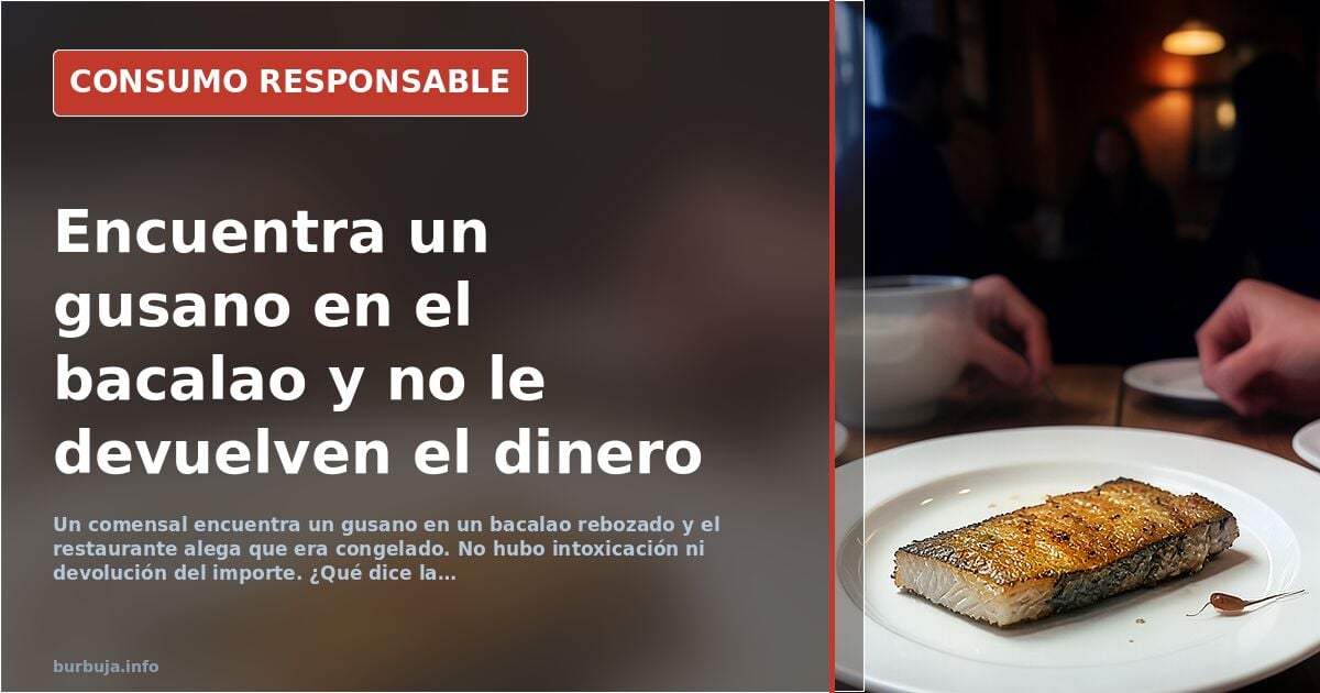 Anisakis en el bacalao: el congelado y la fritura lo neutralizan