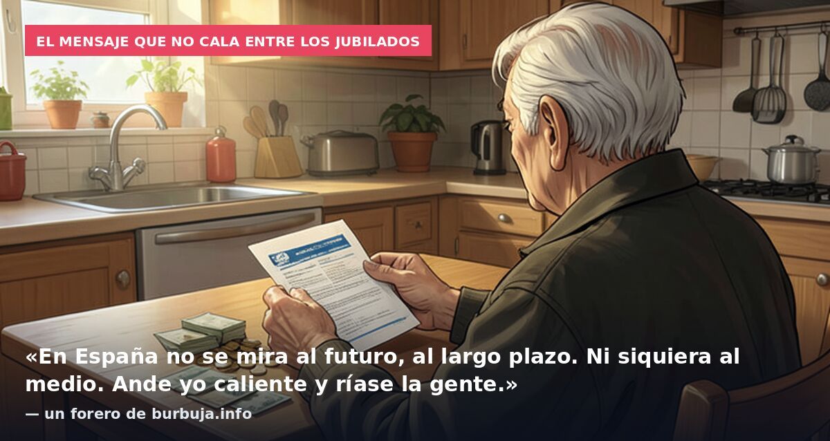 La derecha se equivoca con el tema de las pensiones