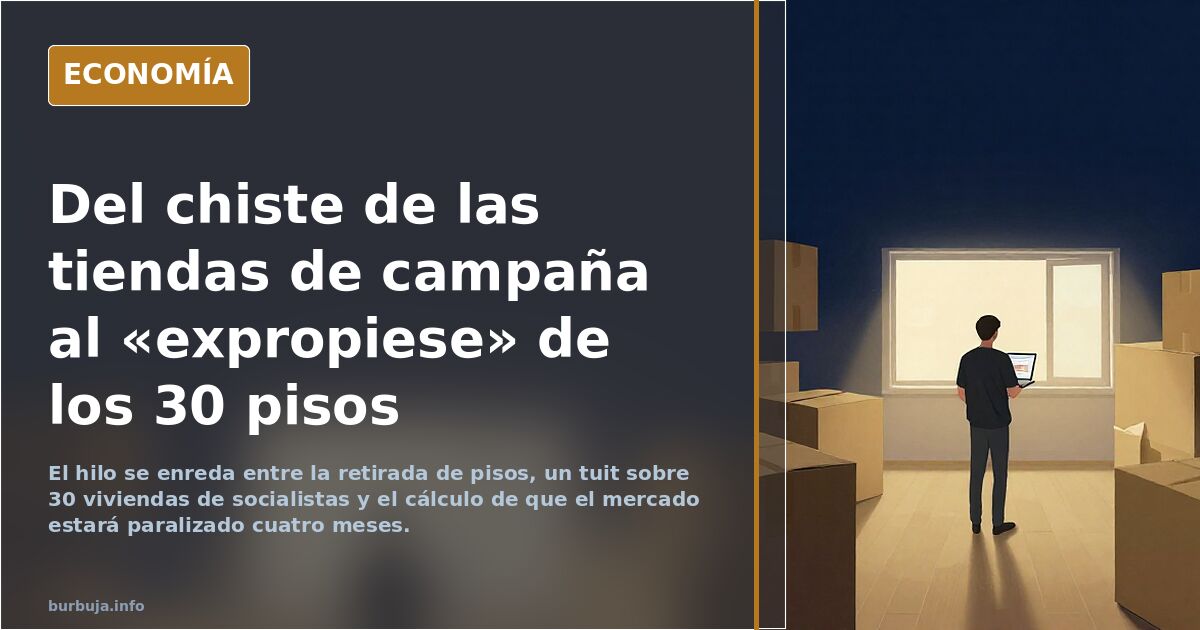 Jjajajjajajjaja Rtve llorando porque están retirando los pisos de las inmobiliarias por los decretos de vivienda: