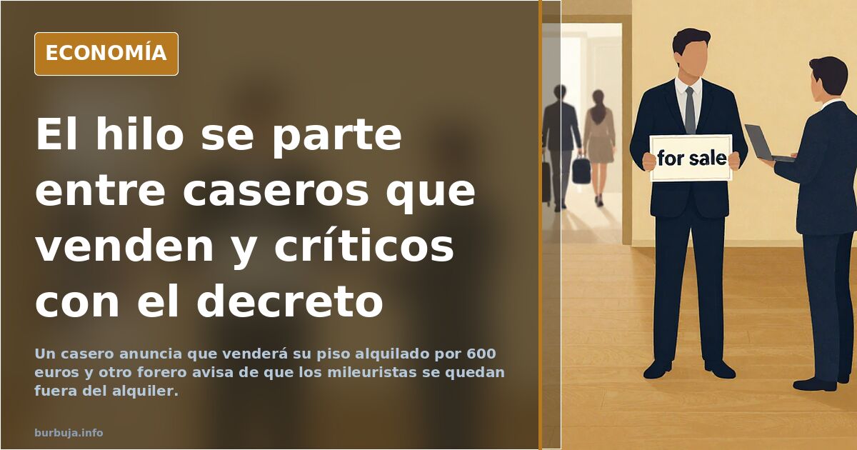 Jjajajjajajjaja Rtve llorando porque están retirando los pisos de las inmobiliarias por los decretos de vivienda: