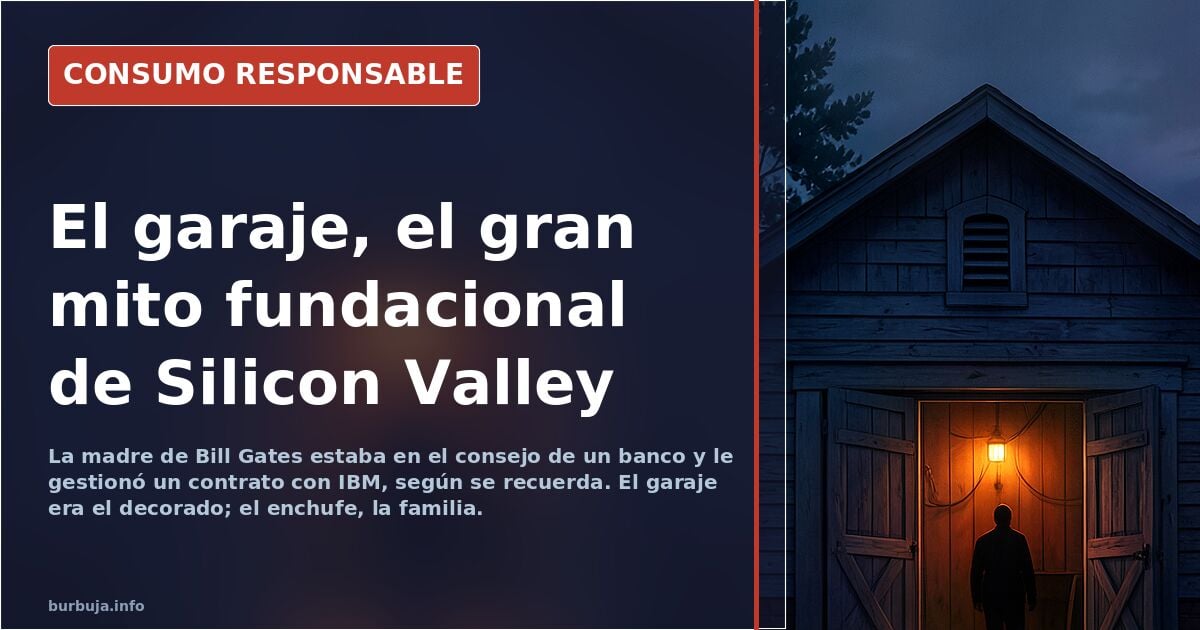 El garaje de Bill Gates y Google: mito y realidad del origen