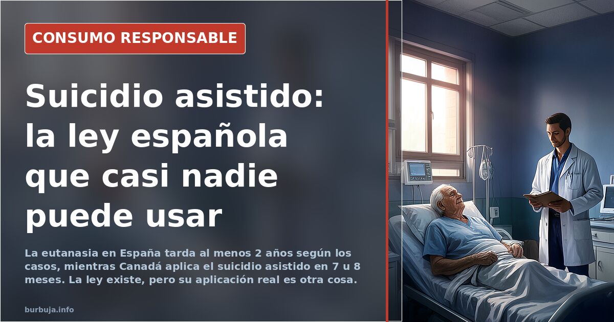 España necesita una Ley de Suicidio Asistido