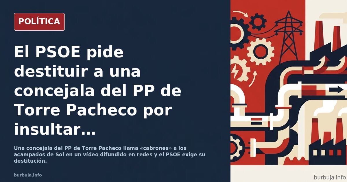Charo concejala murciana con más rabo que el forero medio increpando broootalmente a los acampados