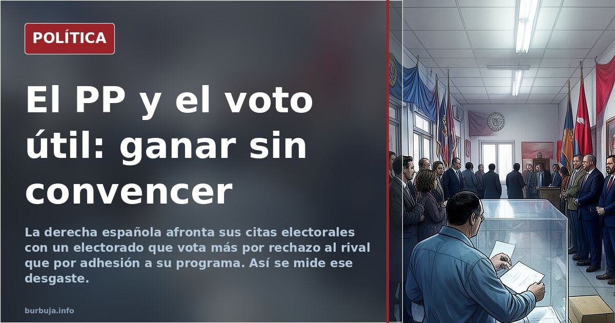 El PP no genera ilusión.