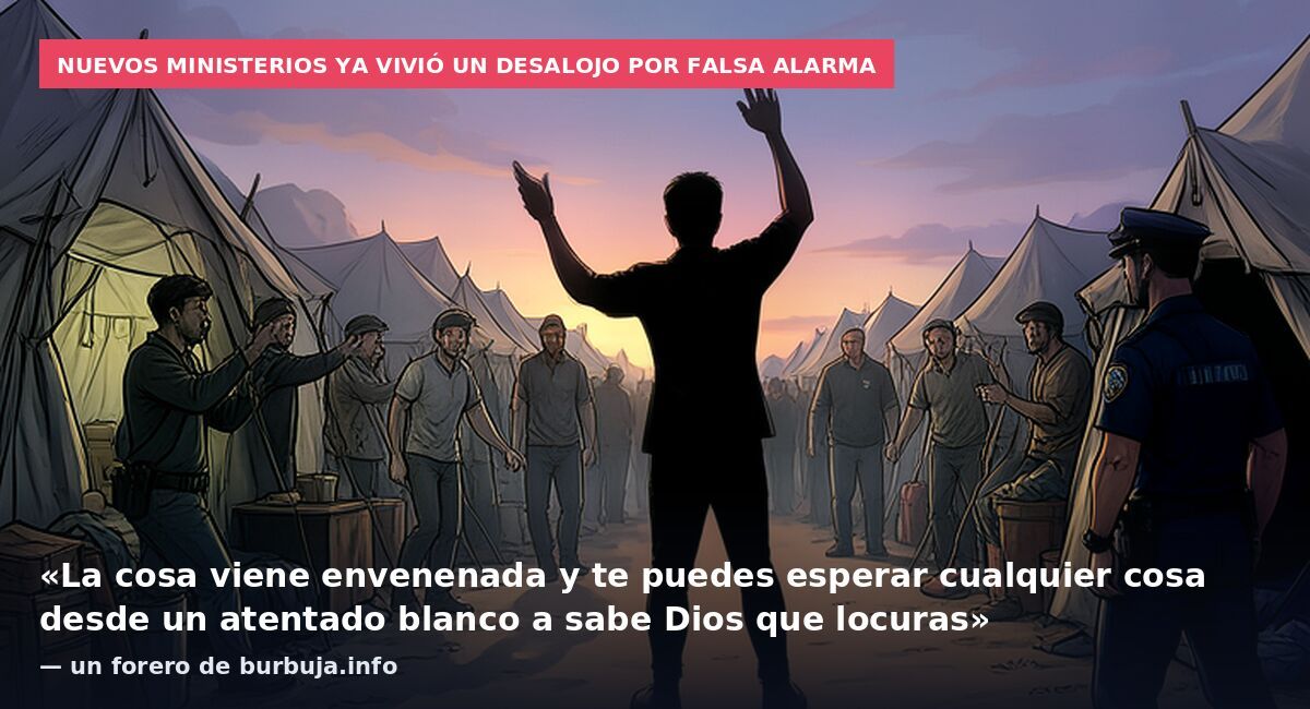 Nuevos Ministerios ya vivió un desalojo por falsa alarma: «La cosa viene envenenada y te puedes esperar cualquier cosa desde un atentado blanco a sabe Dios que locuras» — un forero de burbuja.info