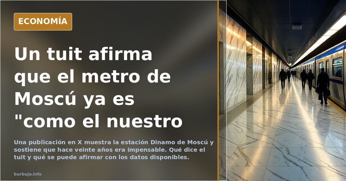 Rusia ha caido: su metro es como el nuestro