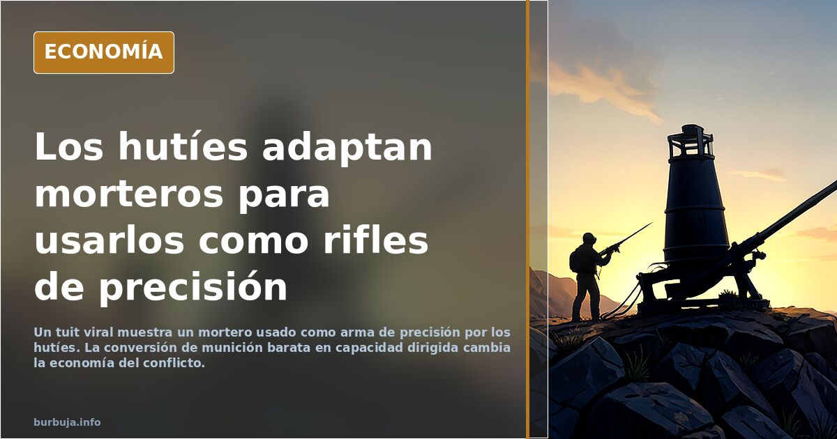Tras convertir los Ak47 en rifles de, luego los RPG , luego cualquier misil en dirigido los Houties convierten los morteros en francotiradores