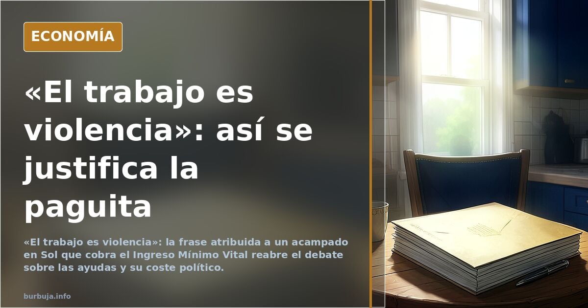 Spanien diskutiert über Sozialhilfe nach Slogan „Arbeit ist Gewalt“