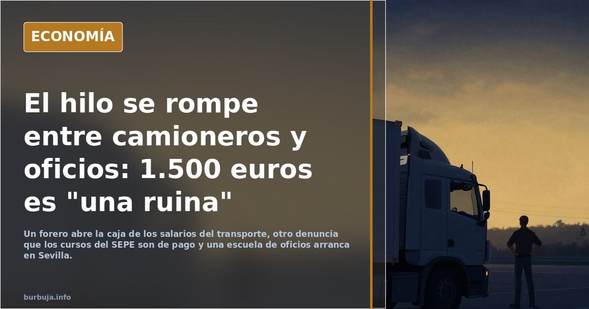 Viene una crisis laboral en España