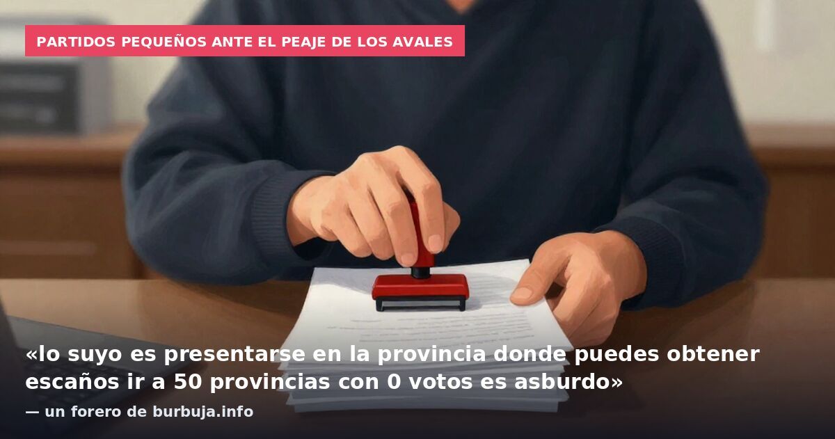 DN, FO, Iustitia Europa, etc piden firmas para poder presentarse a las elecciones