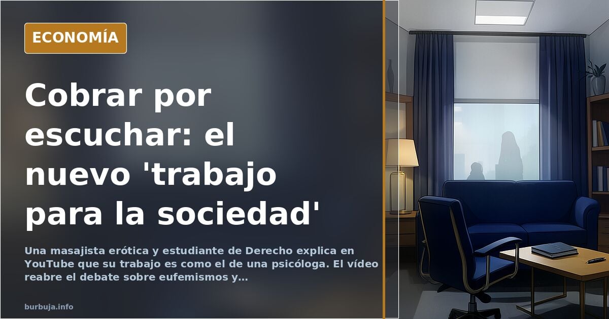 Masajista erótica y estudiante de Derecho: el vídeo que reabre el debate