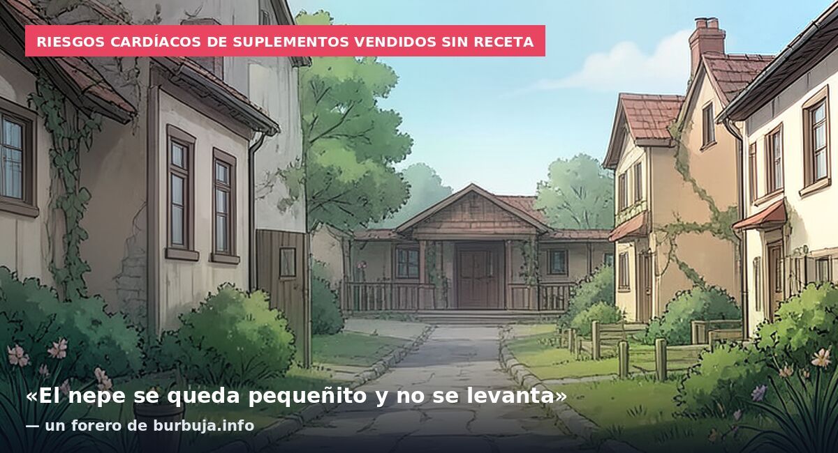 Riesgos cardíacos de suplementos vendidos sin receta: «El nepe se queda pequeñito y no se levanta» — un forero de burbuja.info