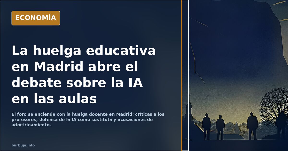 Los profesores convocan huelga indefinida: ¿qué opináis?