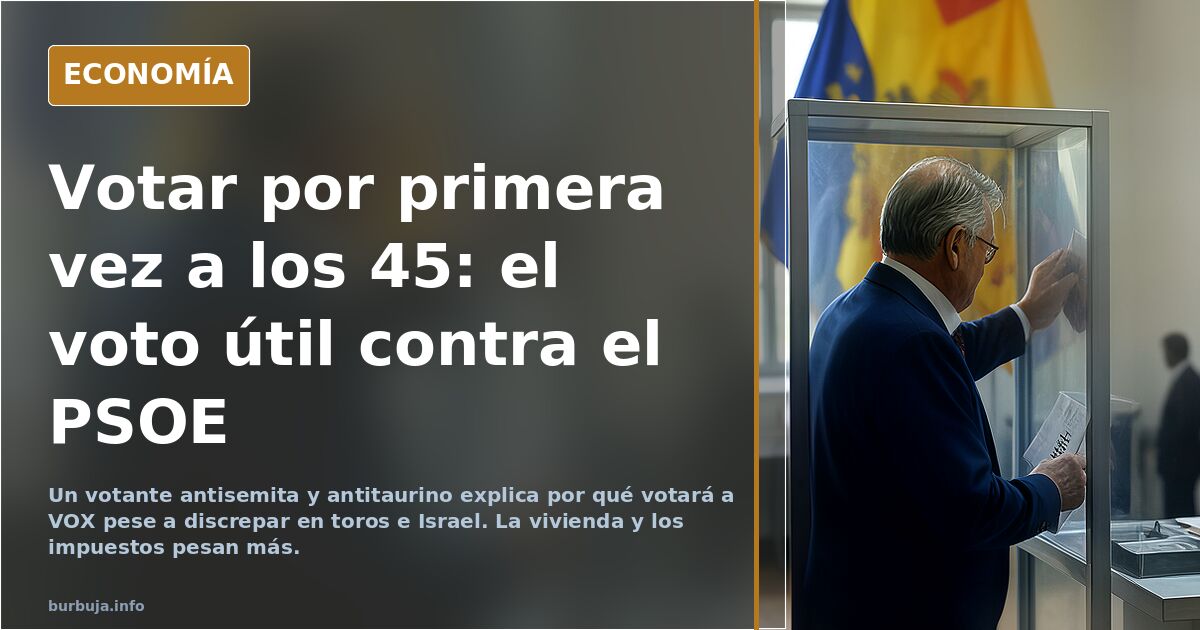 No he votado nunca en unas generales y tengo decidido votar a VOX. [ENCUESTA]