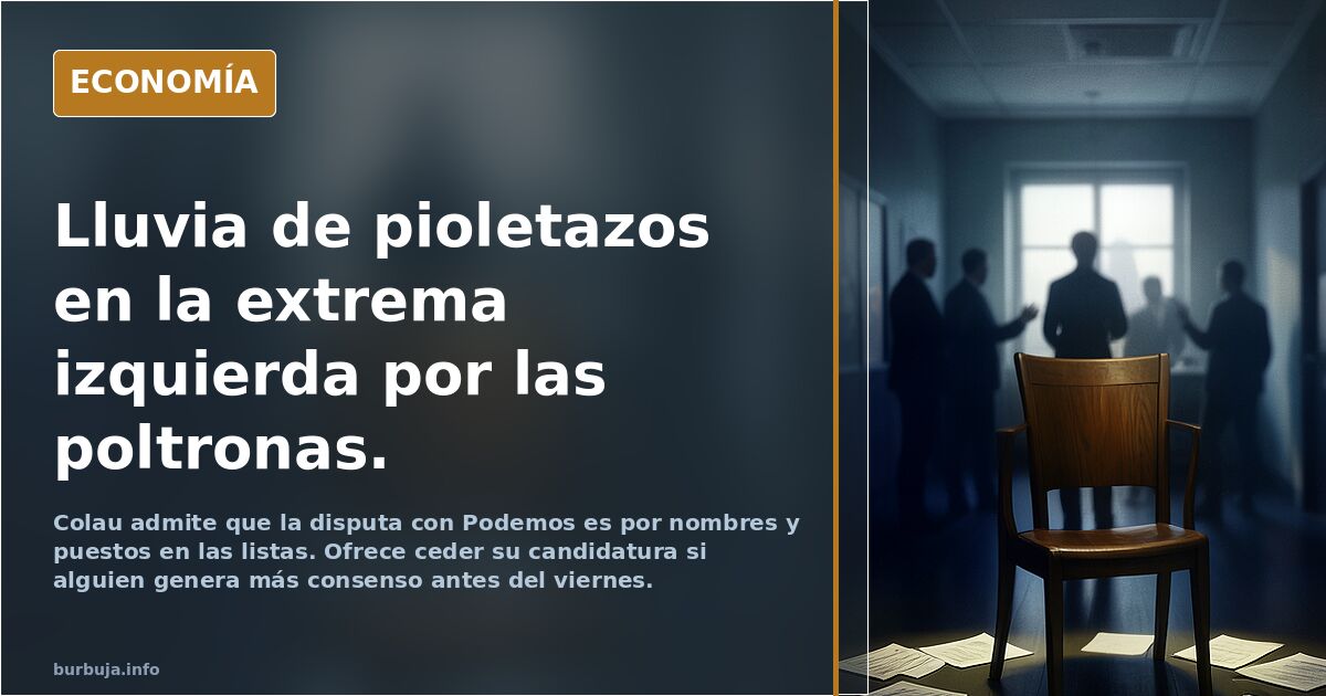 Lluvia de pioletazos en la extrema izquierda por las poltronas.