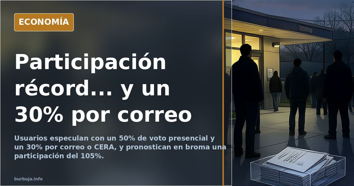 Un foro debate sobre la participación y el voto por correo