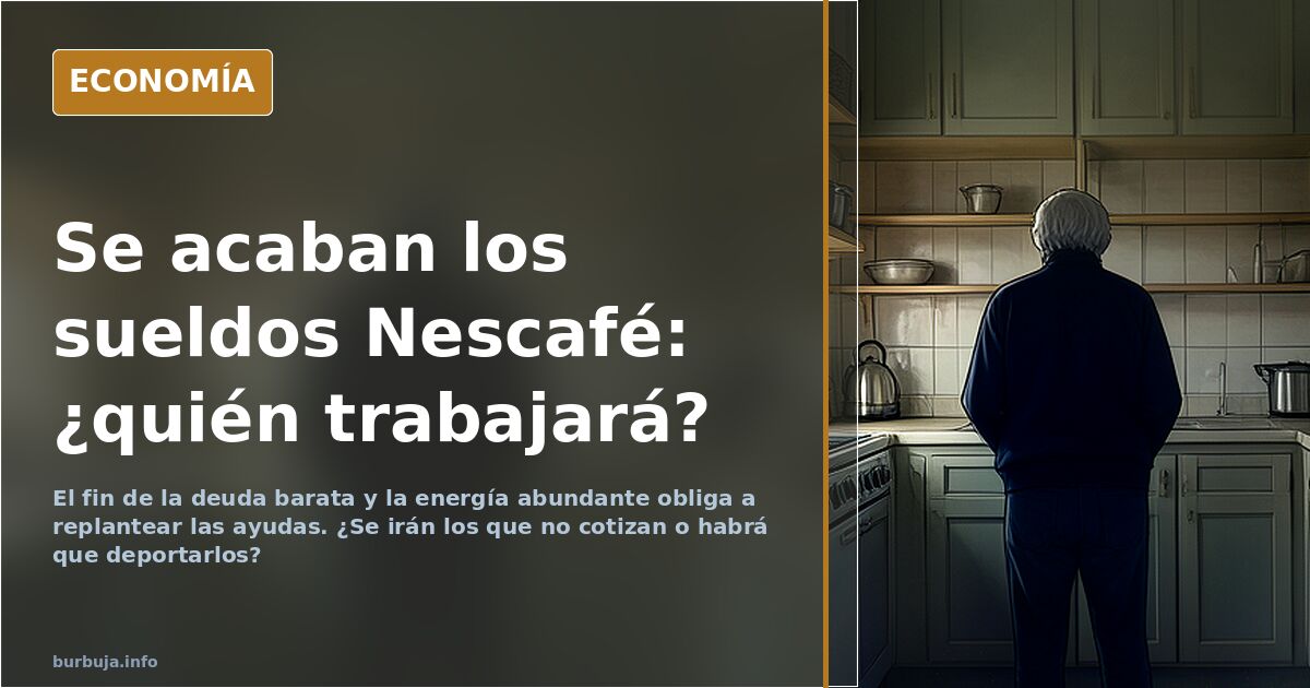 Debate sobre el fin de la abundancia y posibles recortes en España