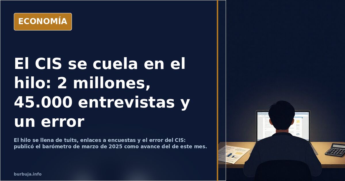Ya ha salido el CIS: el PSOE gana el mundial 2030 y la Superbowl