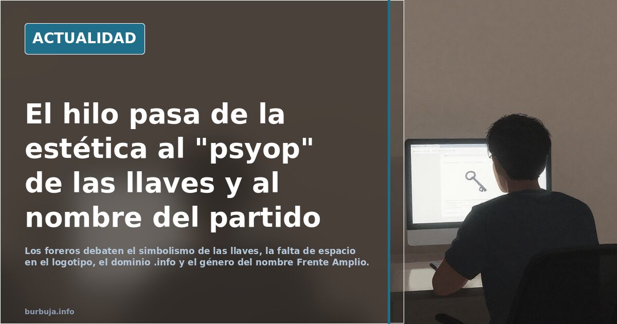 Frente Amplio ya tiene logo y web y no pueden ser más tacaños