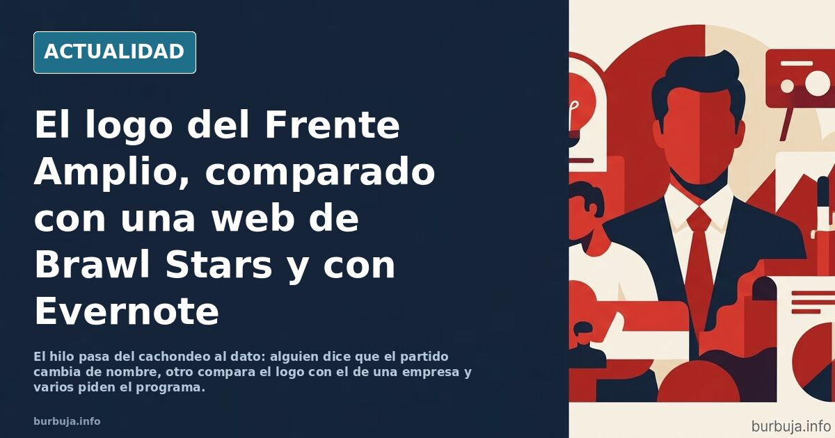 Frente Amplio ya tiene logo y web y no pueden ser más tacaños