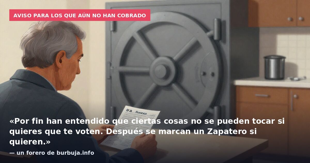 Vox: las pensiones se van a apagar como sea.