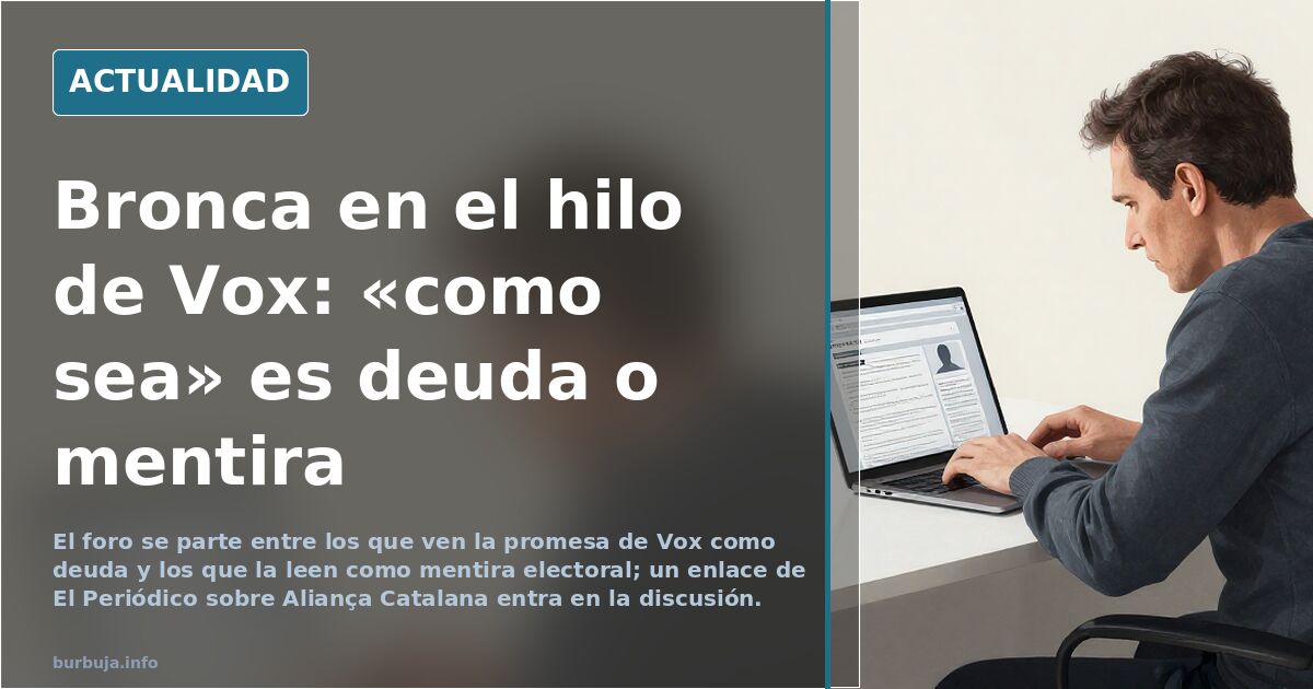 Vox: las pensiones se van a apagar como sea.