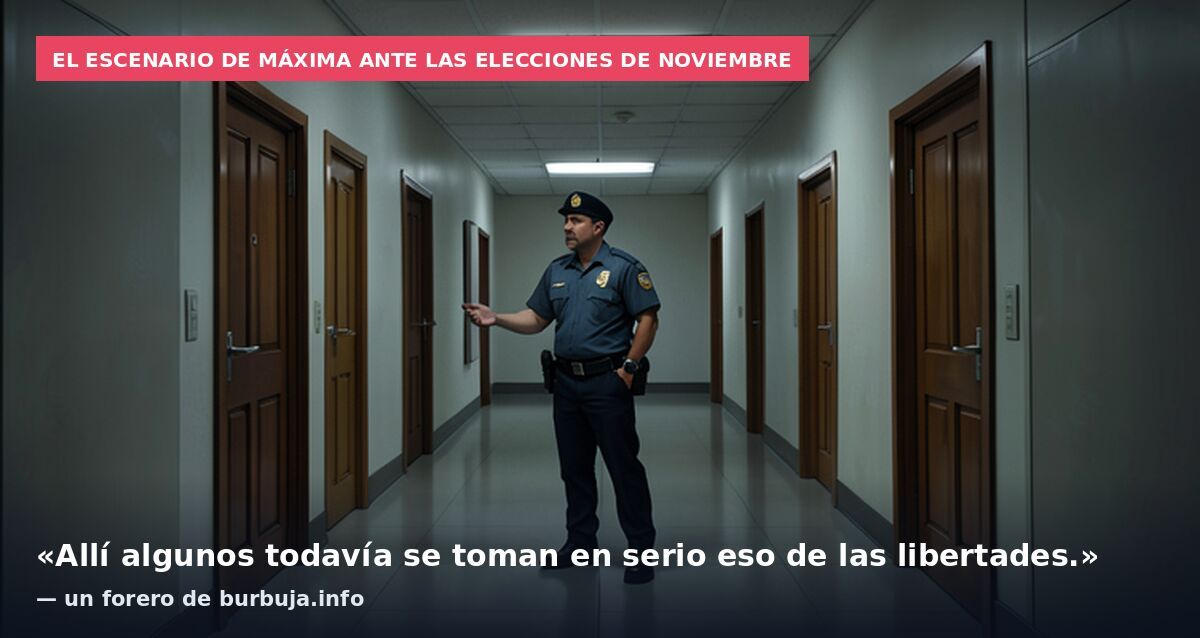 El escenario de máxima ante las elecciones de noviembre: «Allí algunos todavía se toman en serio eso de las libertades.» — un forero de burbuja.info