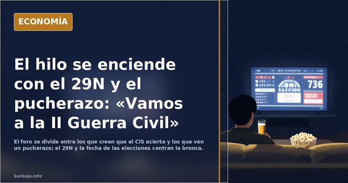 Se va a liar MUY PARDA la noche del 29N, la mitad de la población no aceptará los resultados electorales (CIS):