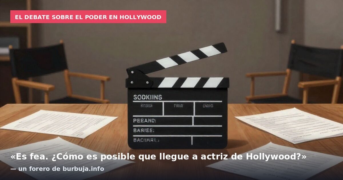 El debate sobre el poder en Hollywood: «Es fea. ¿Cómo es posible que llegue a actriz de Hollywood?» — un forero de burbuja.info