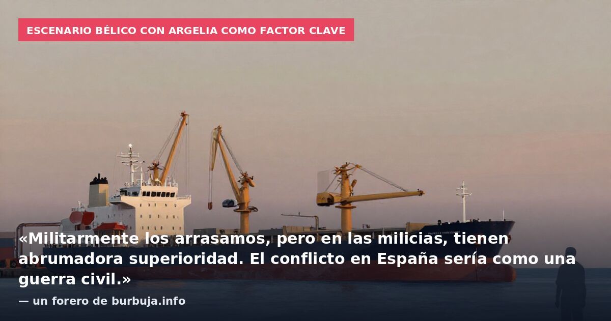 Le pido a ChatGPT como sería una "guerra total" de un año con Marruecos...