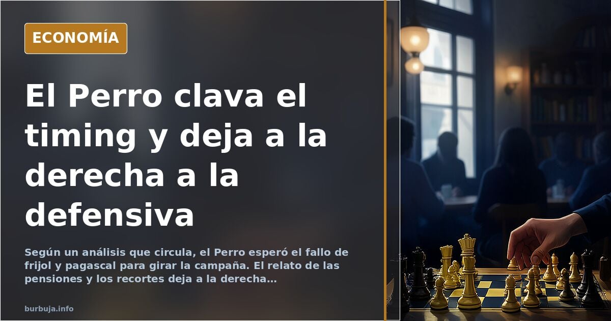 El Perro clava el timing y deja a la derecha a la defensiva