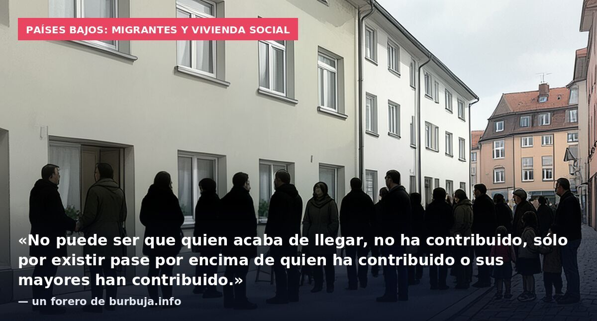 Países Bajos: Los forasteros obtienen vivienda asequible antes que los neerlandeses nativos (ministra de Vivienda de los Países Bajos)