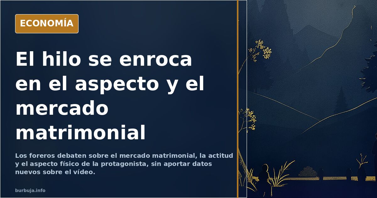 El hilo se enroca en el aspecto y el mercado matrimonial