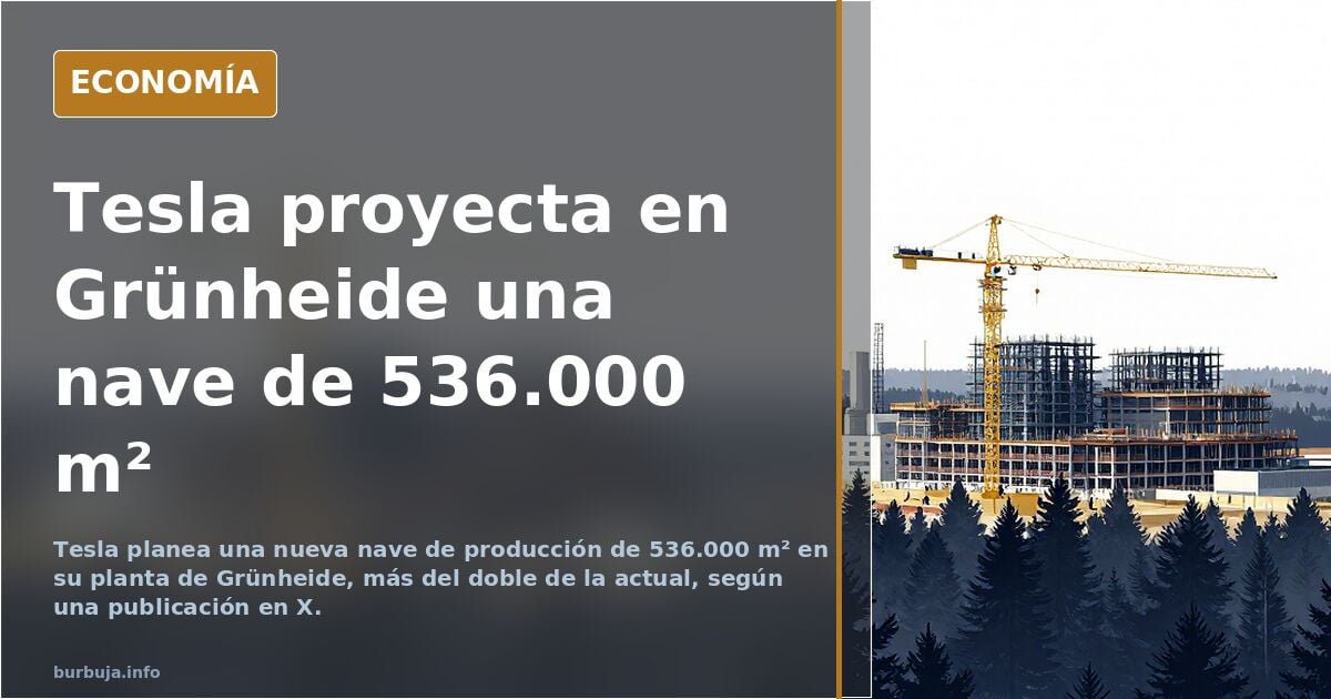 ¡Expansión masiva de la planta de TESLA en la GIGAFACTORY DE BERLÍN!