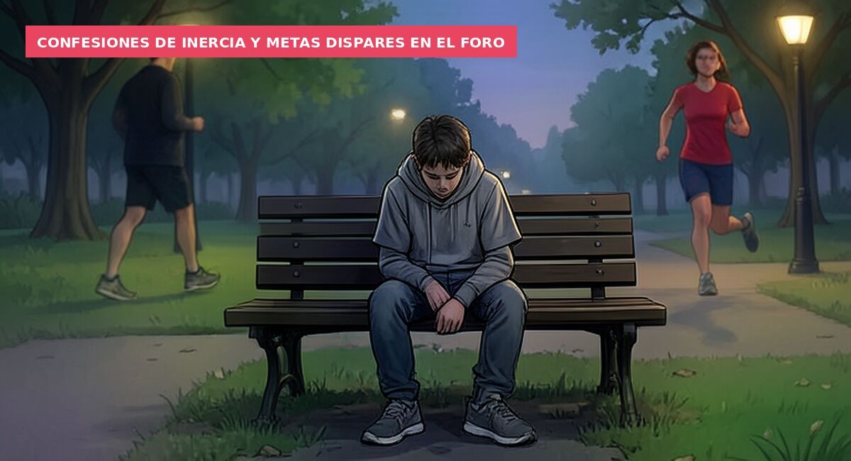 Confesiones de inercia y metas dispares en el foro